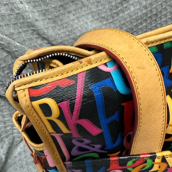 Dooney and Bourke doodle print laptop bag/tote bag - Picture 7 of 12